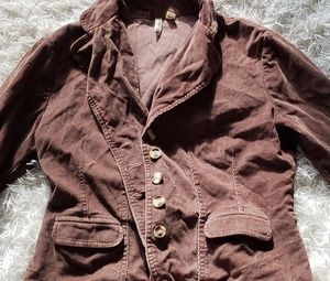 Corduroy brown blazer